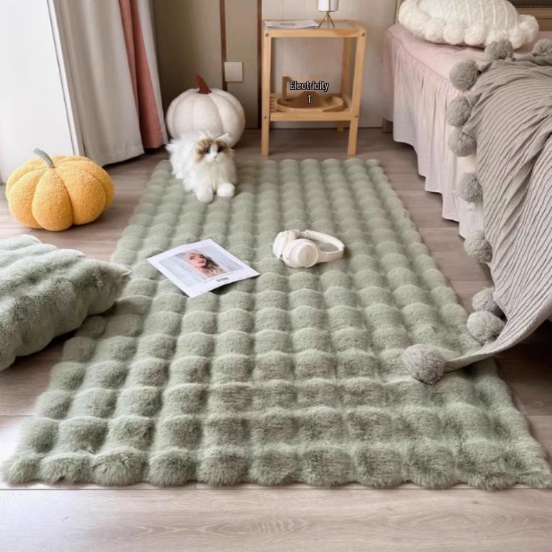 Soft Plush Faux Rabbit Fur Rug for Bedside, Bay Window, or Coffee Table - Cream Style 60*150cm темно-зеленого
Soft Plush Faux Rabbit Fur Rug for Bedside, Bay Window, or Coffee Table - Cream Style 60*150cm темно-зеленого