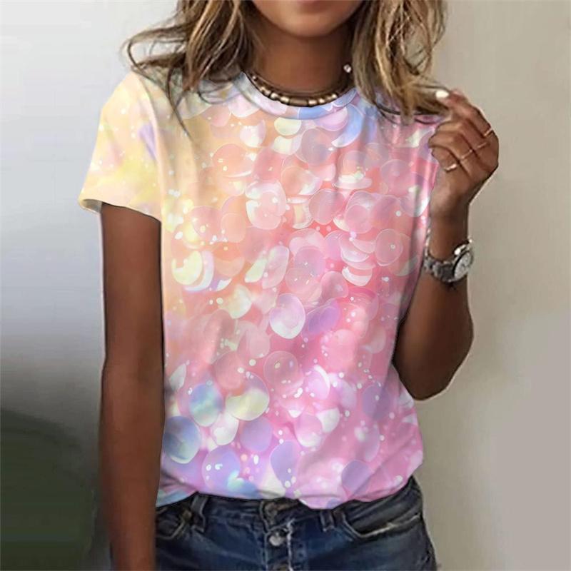Жіноча футболка з барвистим цукерковим візерунком, кругла пентаграма, 3D-друк, короткі рукави, літня футболка для відпочинку, футболки з круглим вирізом XL
Жіноча футболка з барвистим цукерковим візерунком, кругла пентаграма, 3D-друк, короткі рукави, літня футболка для відпочинку, футболки з круглим вирізом XL