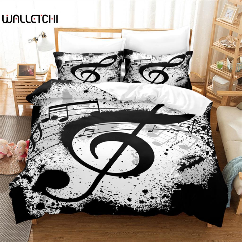 Комплект постельного белья «Music Symbol Black», комплект постельного белья с 3D-принтом и цифровой печатью, комплект постельного белья размера «queen size», модный дизайн EU single(135x200cm)
Комплект постельного белья «Music Symbol Black», комплект постельного белья с 3D-принтом и цифровой печатью, комплект постельного белья размера «queen size», модный дизайн EU single(135x200cm)