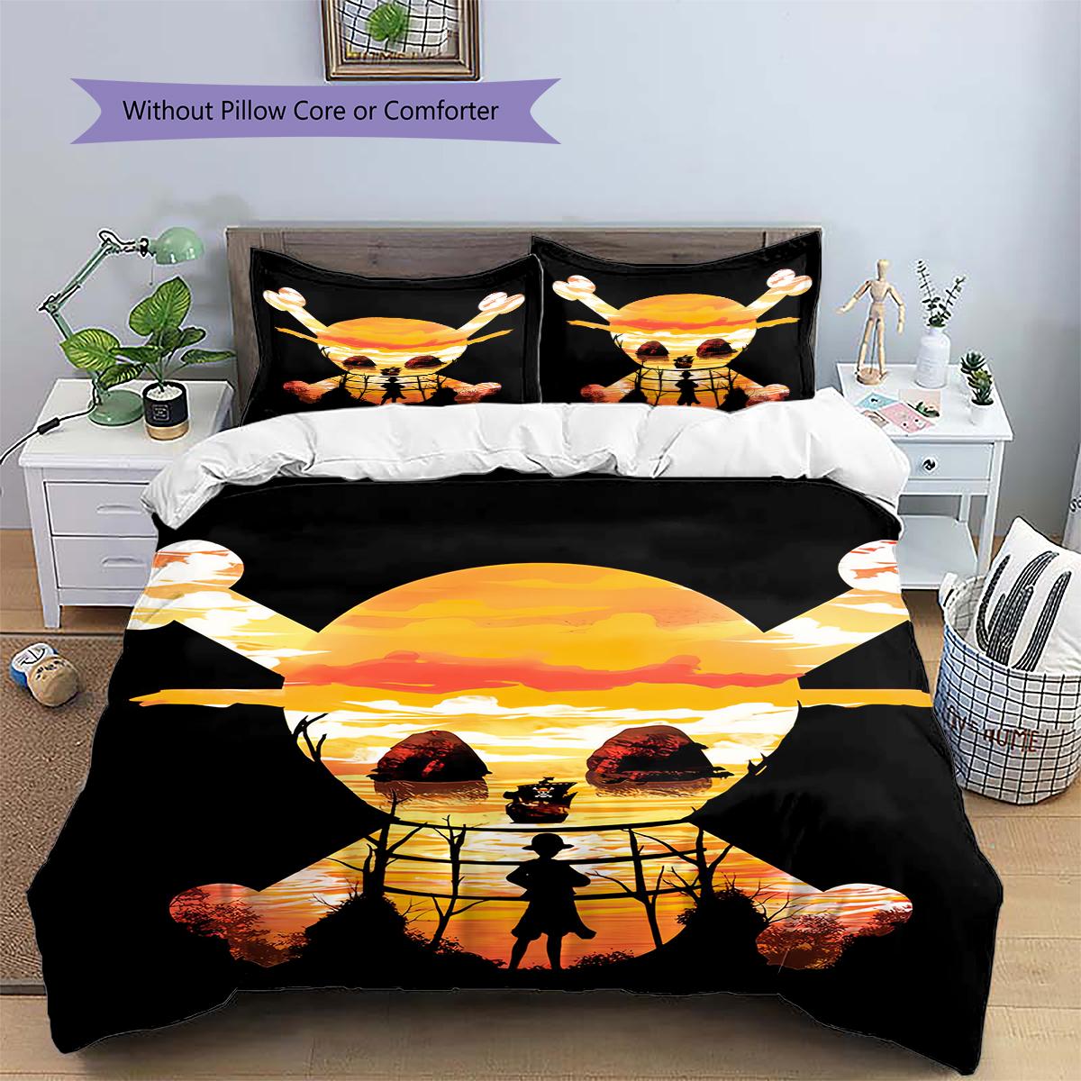 One Piece Dark Style Bedding Set Duvet Cover Pillowcase No Filler, Soft Home Bedroom Decor, Perfect Gift for Fans.chl 135x200cm
One Piece Dark Style Bedding Set Duvet Cover Pillowcase No Filler, Soft Home Bedroom Decor, Perfect Gift for Fans.chl 135x200cm