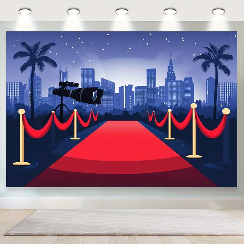 2D Awards Show Red Carpet Tapestry Hollywood Night Party Background Cloth 47.2x31.5inch/120*80cm
2D Awards Show Red Carpet Tapestry Hollywood Night Party Background Cloth 47.2x31.5inch/120*80cm