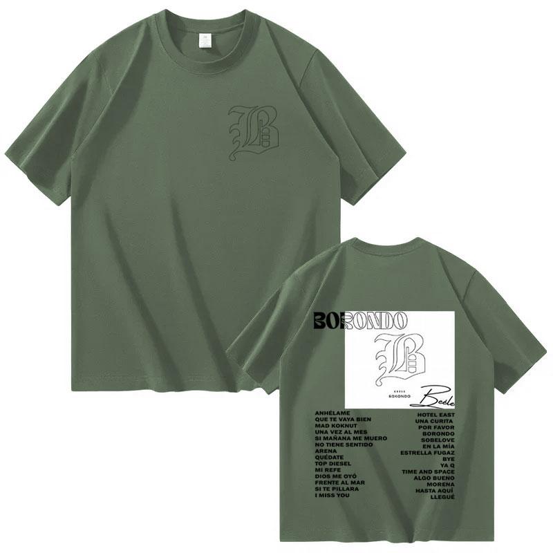 Hot Rapper Beele New Album Borondo Double Sided Print Graphics Merch Mens Short Sleeve Tshrit Harajuku Tee Casual Cozy Tshrits 3XL
Hot Rapper Beele New Album Borondo Double Sided Print Graphics Merch Mens Short Sleeve Tshrit Harajuku Tee Casual Cozy Tshrits 3XL