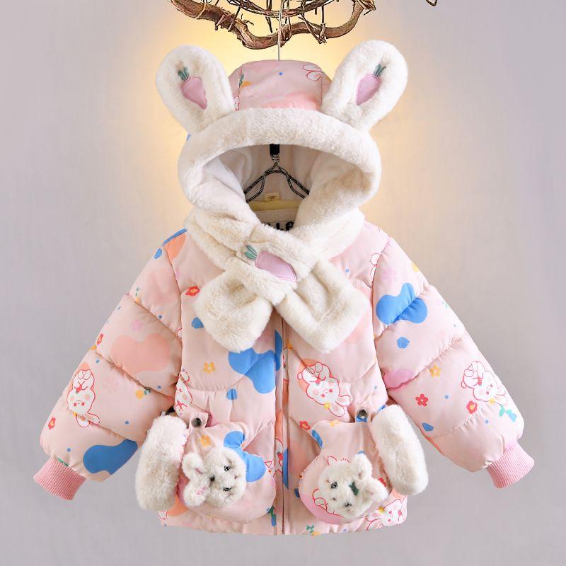 Дитячі милі кролики Тепла зимова куртка для дівчат Плюшева підкладка Дитяче пальто з капюшоном Дитячий верхній одяг Надіслати рукавички та шарф 130 рожевий
Дитячі милі кролики Тепла зимова куртка для дівчат Плюшева підкладка Дитяче пальто з капюшоном Дитячий верхній одяг Надіслати рукавички та шарф 130 рожевий