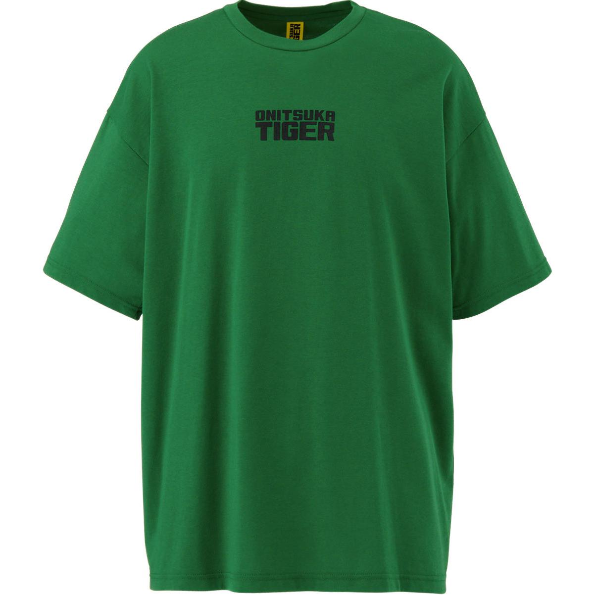 Onitsuka Tiger Oversized Tee With Brand Logo Letter Print Casual Round Neck Solid Color Short Sleeve T-Shirt Unisex Tops Green 2183B280-300 L
Onitsuka Tiger Oversized Tee With Brand Logo Letter Print Casual Round Neck Solid Color Short Sleeve T-Shirt Unisex Tops Green 2183B280-300 L