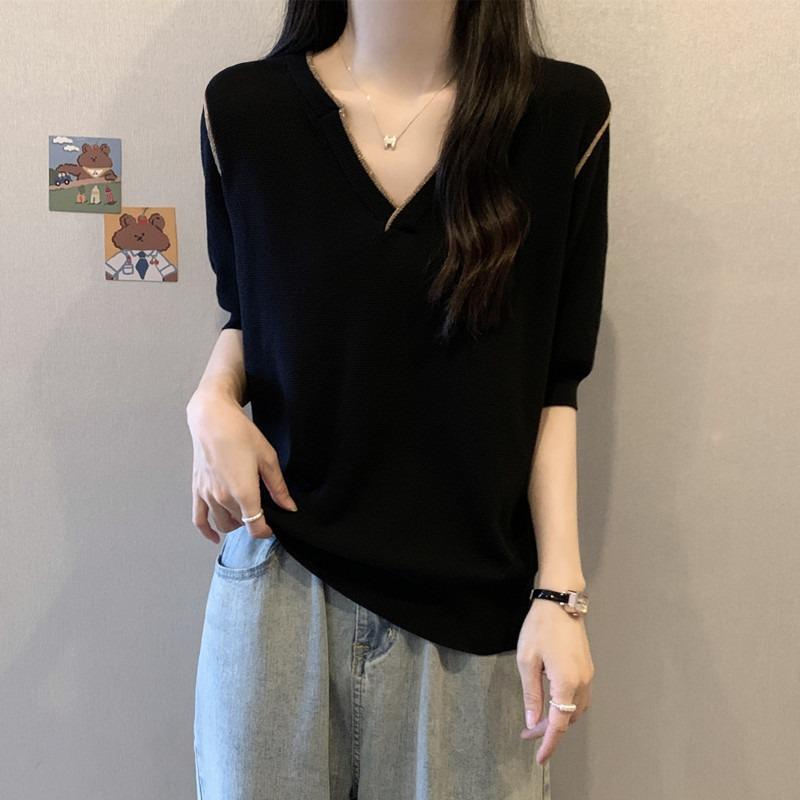 Women s Summer Base Shirt, Large Size, Fat Girl s Belly Cover Black Casual Loose Top L чёрный
Women s Summer Base Shirt, Large Size, Fat Girl s Belly Cover Black Casual Loose Top L чёрный