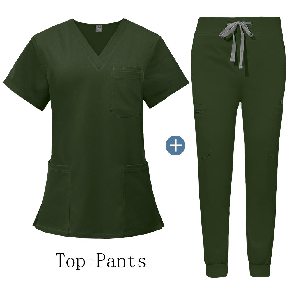 Unisex Nursing Accessories Hospital Medical Clothing for Women Niaahinn Uniform Short Sleeved V-neck Top Jogging Pants Suit Soft S армия зеленый
Unisex Nursing Accessories Hospital Medical Clothing for Women Niaahinn Uniform Short Sleeved V-neck Top Jogging Pants Suit Soft S армия зеленый