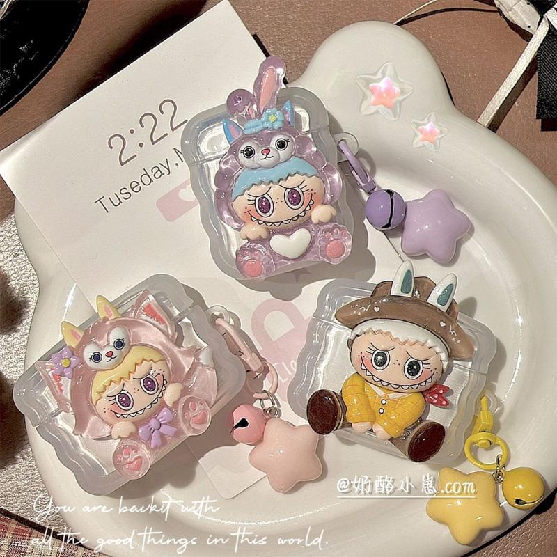 3D StellaLou Labubu Чехол для наушников для Airpods 4 3 2 1 Pro 2 Защитный чехол for Airpods 1/2
3D StellaLou Labubu Чехол для наушников для Airpods 4 3 2 1 Pro 2 Защитный чехол for Airpods 1/2