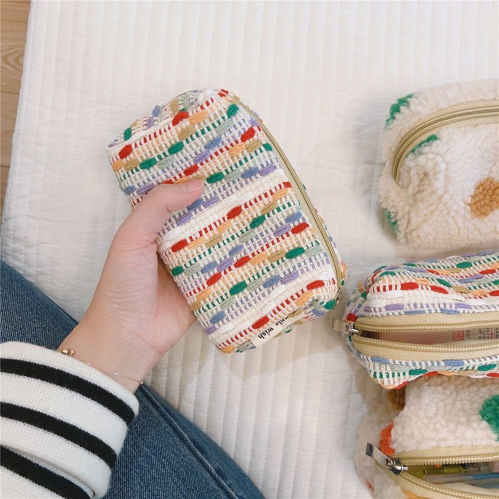 Colored Large Capacity Multi-function Cosmetic Bag Stationery Pouch Zipper Pencil Bag Storage Bag
Colored Large Capacity Multi-function Cosmetic Bag Stationery Pouch Zipper Pencil Bag Storage Bag