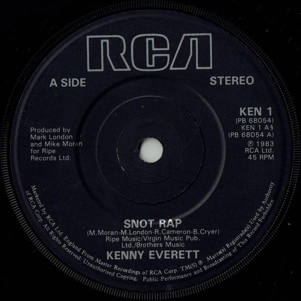 7-дюймовая пластинка KENNY EVERETT Snot Rap KEN1 RCA 1983 UK Rap HipHopRB Б/у
7-дюймовая пластинка KENNY EVERETT Snot Rap KEN1 RCA 1983 UK Rap HipHopRB Б/у