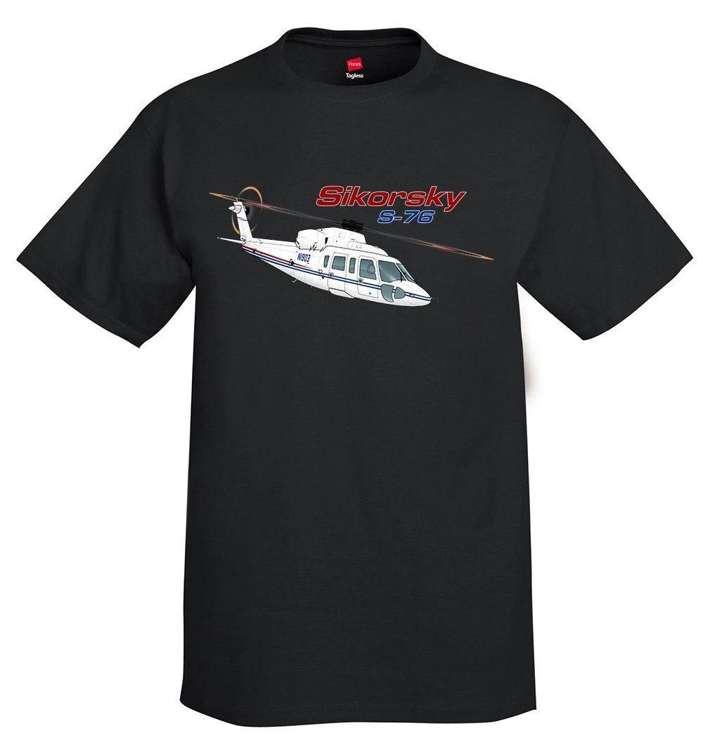 Sikorsky S-76 (Blue) Helicopter T-Shirt - Personalized with Your N# 3XL
Sikorsky S-76 (Blue) Helicopter T-Shirt - Personalized with Your N# 3XL