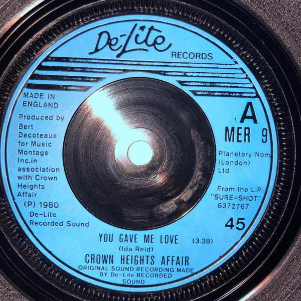 7inch Record CROWN HEIGHTS AFFAIR - You Gave Me Love / Use Your Body & MER9 De-Lite Records 1980 UK Soul/Funk Used
7inch Record CROWN HEIGHTS AFFAIR - You Gave Me Love / Use Your Body & MER9 De-Lite Records 1980 UK Soul/Funk Used