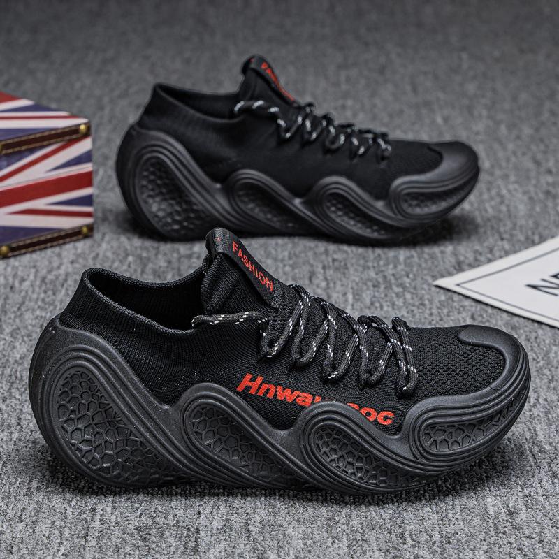Men s shoes 2025 summer new black platform heightening sports shoes couple outdoor breathable fly-woven mesh socks shoes 39 чёрный
Men s shoes 2025 summer new black platform heightening sports shoes couple outdoor breathable fly-woven mesh socks shoes 39 чёрный