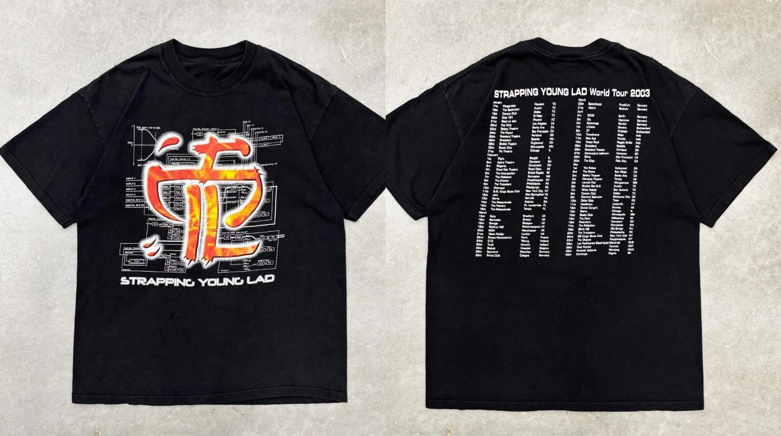 Strapping Young Lad Band 2003 World Tour T-shirt All Size S to 5XL 2F1781 XL
Strapping Young Lad Band 2003 World Tour T-shirt All Size S to 5XL 2F1781 XL