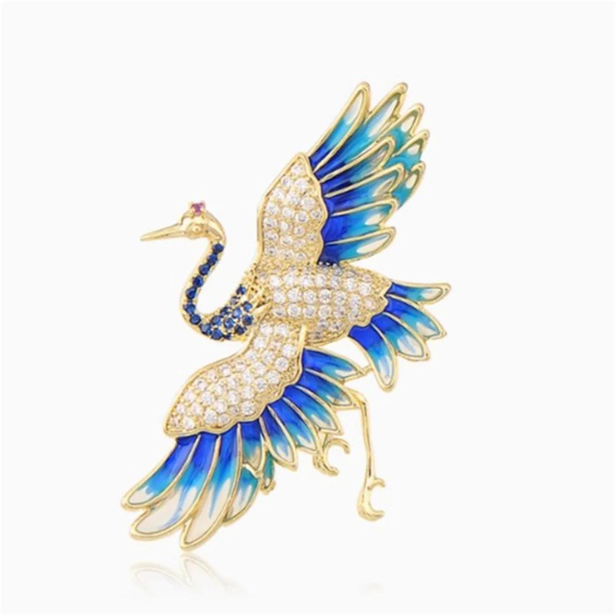 Fashion Crane Brooch Pin Creative Personalized Jewelry Accessories Party Birthday Gifts Suitable for Men Women
Fashion Crane Brooch Pin Creative Personalized Jewelry Accessories Party Birthday Gifts Suitable for Men Women