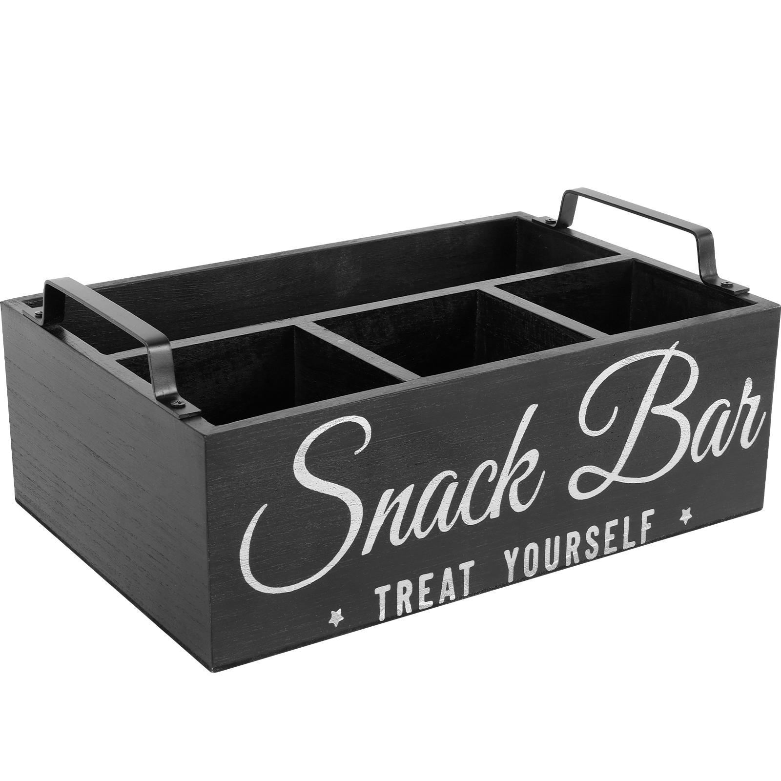 Wood Storage Box with Handle 4 Compartment Living room Remote Control Holder Cookies Nut Tea Bag Beverage Snack Organizer Case чорний
Wood Storage Box with Handle 4 Compartment Living room Remote Control Holder Cookies Nut Tea Bag Beverage Snack Organizer Case чорний