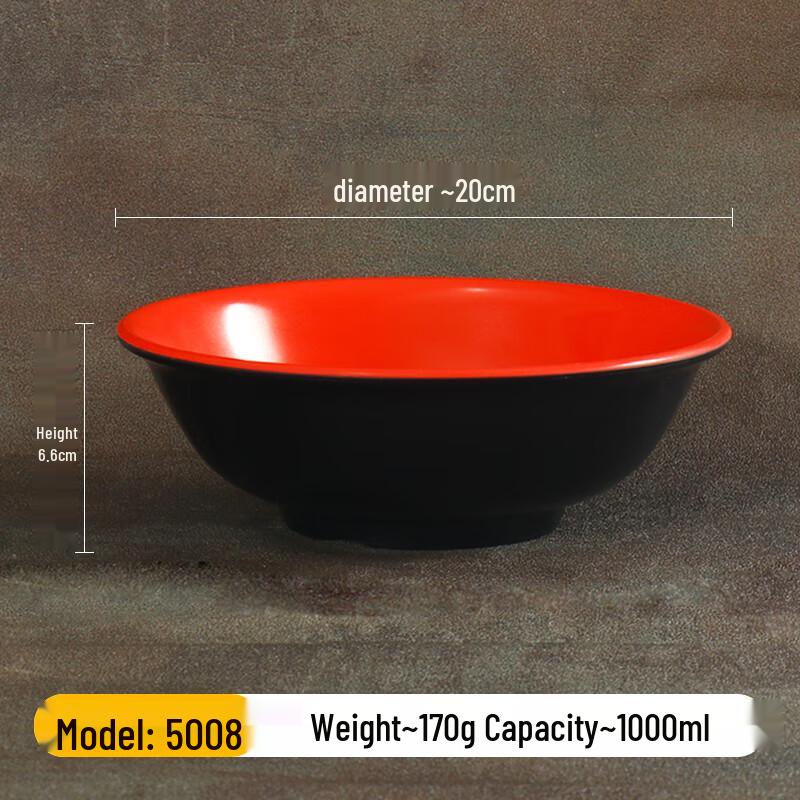 Durable Melamine 8-inch Flared Wonton Bowl
Durable Melamine 8-inch Flared Wonton Bowl