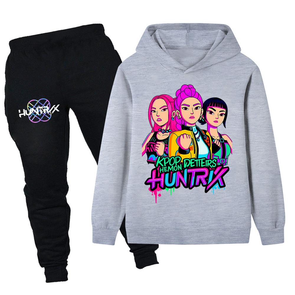 PB1210 Kids Boys Girls Kpop Mira Zoey Rumi Print Long Sleeves Hoodie Pants Trousers Clothes Sets 170cm сірий
PB1210 Kids Boys Girls Kpop Mira Zoey Rumi Print Long Sleeves Hoodie Pants Trousers Clothes Sets 170cm сірий