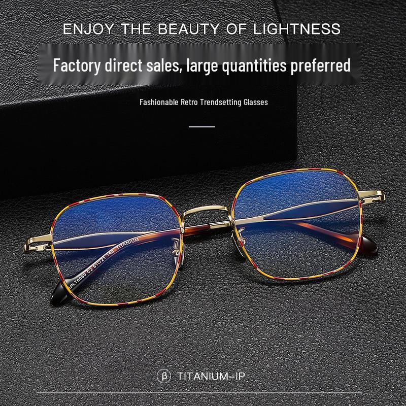 Yamamoto Series ARLT6059 Pure Titanium Square Glasses with Anti-Blue Light Lenses for Myopia
Yamamoto Series ARLT6059 Pure Titanium Square Glasses with Anti-Blue Light Lenses for Myopia