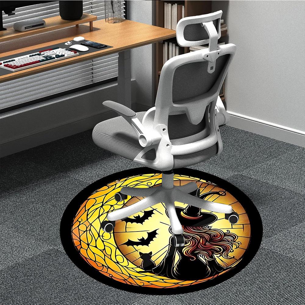 1PC Witch Moon Office Round Area Rug, Indoor Mat Suitable For Office, Under Office Chairs Bedroom Living Room Home Decor, Room Deco 053 80cm by 80cm
1PC Witch Moon Office Round Area Rug, Indoor Mat Suitable For Office, Under Office Chairs Bedroom Living Room Home Decor, Room Deco 053 80cm by 80cm
