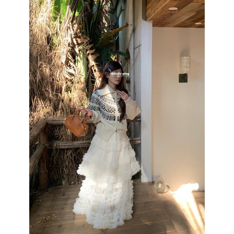Vintage Puff Cake Gauze Long Skirt One Size
Vintage Puff Cake Gauze Long Skirt One Size