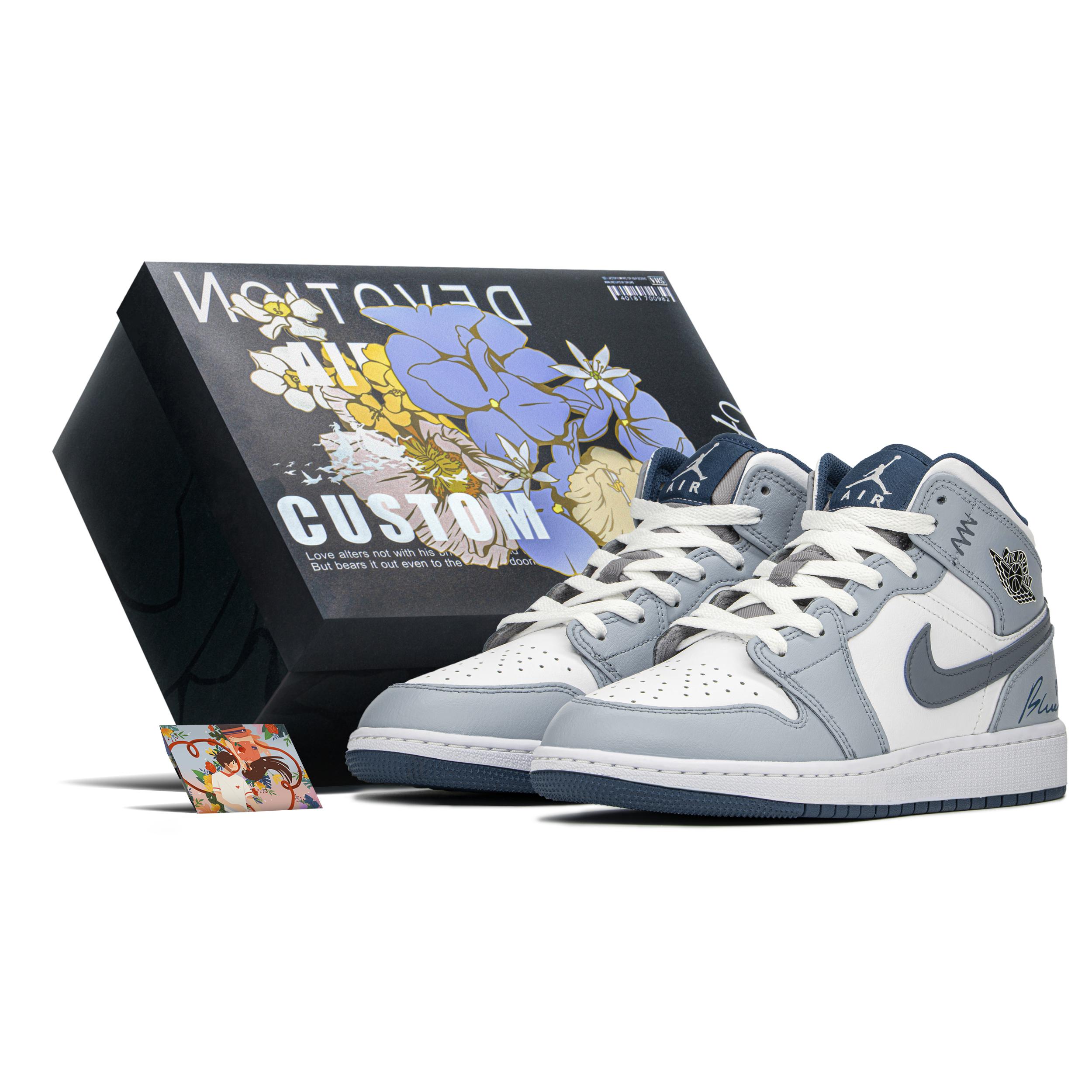 Jordan Air Jordan 1 Slip Resistant Abrasion Resistant Mid top Vintage Basketball Shoes GS Gray Blue White DQ8423-014(TeamA-S-BOX) 35.5
Jordan Air Jordan 1 Slip Resistant Abrasion Resistant Mid top Vintage Basketball Shoes GS Gray Blue White DQ8423-014(TeamA-S-BOX) 35.5