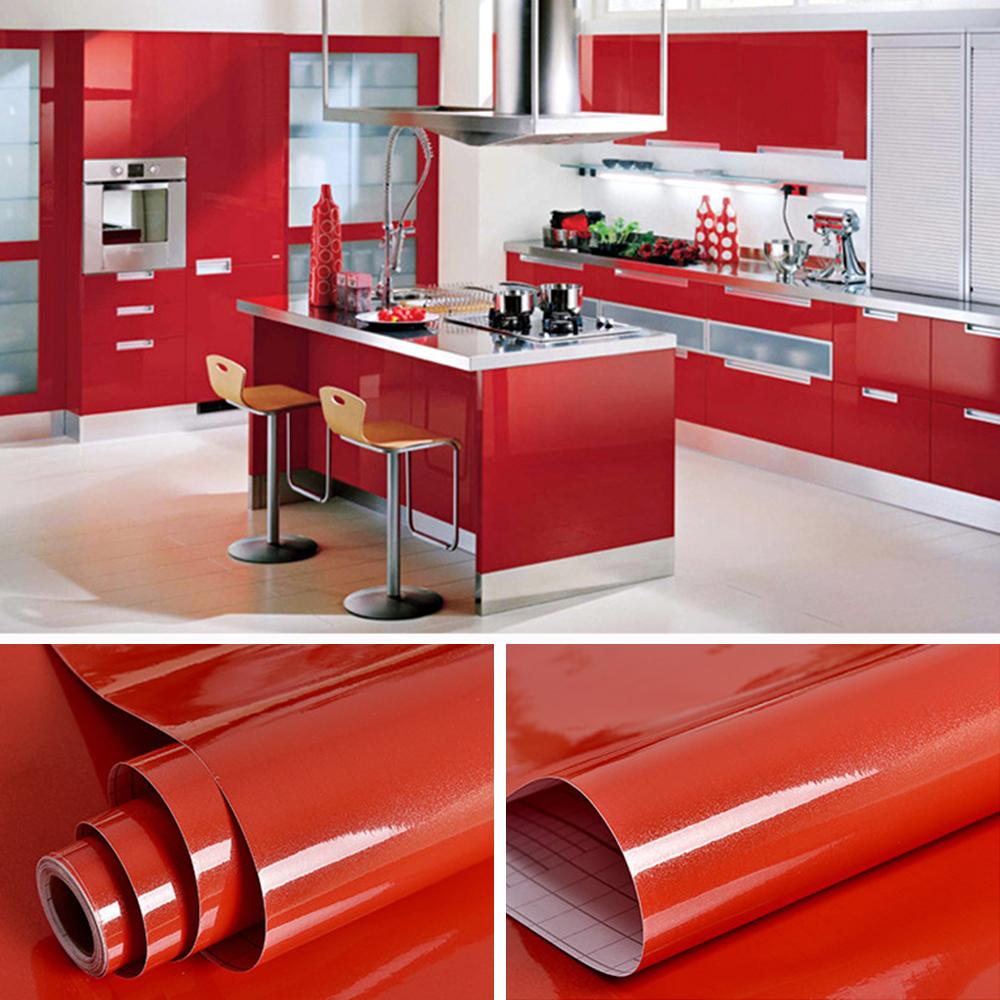 Vinyl Wall Solid Color Shiny Wallpapers Self-adhesive Decor Stickers Kitchen Cupboard Refrigerator Desktop Renovate Modern Film 1mx40cm
Vinyl Wall Solid Color Shiny Wallpapers Self-adhesive Decor Stickers Kitchen Cupboard Refrigerator Desktop Renovate Modern Film 1mx40cm