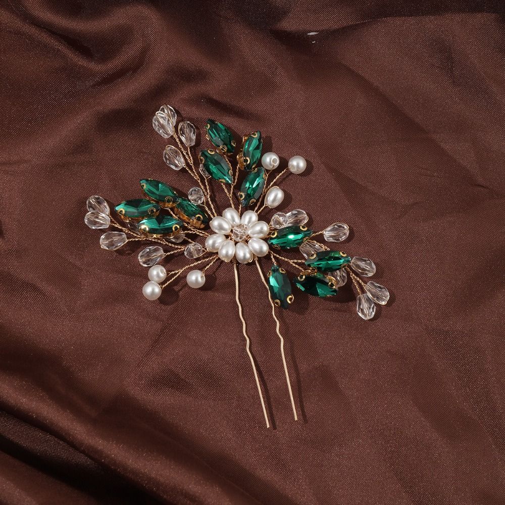 Hair Ornaments Green Crystal Hair Combs Flower Leaf Headbands Rhinestone Hair Comb Bridal Clips B
Hair Ornaments Green Crystal Hair Combs Flower Leaf Headbands Rhinestone Hair Comb Bridal Clips B