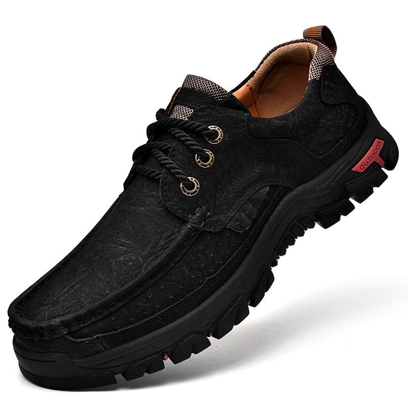 The first layer of cowhide men s shoes, genuine leather thick-soled wear-resistant men s leather shoes, outdoor leisure 50
The first layer of cowhide men s shoes, genuine leather thick-soled wear-resistant men s leather shoes, outdoor leisure 50