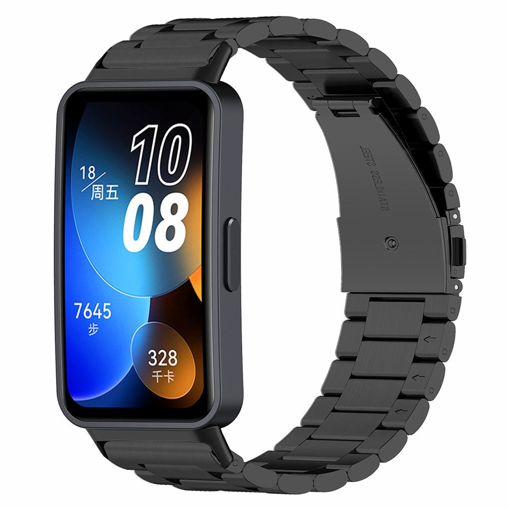 For Huawei Band 8/Band 8 NFC/Band 9/Band 9 NFC Watch Strap 3-Bead Stainless Steel Smartwatch Band Replacement Black
For Huawei Band 8/Band 8 NFC/Band 9/Band 9 NFC Watch Strap 3-Bead Stainless Steel Smartwatch Band Replacement Black