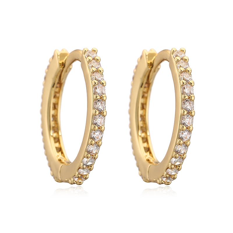 HECHENG,18K Gold-plated Inlaid Zirconia Simple Round Earrings DIY Earrings Accessories Unisex Jewellery 1 Pair Other золотой
HECHENG,18K Gold-plated Inlaid Zirconia Simple Round Earrings DIY Earrings Accessories Unisex Jewellery 1 Pair Other золотой