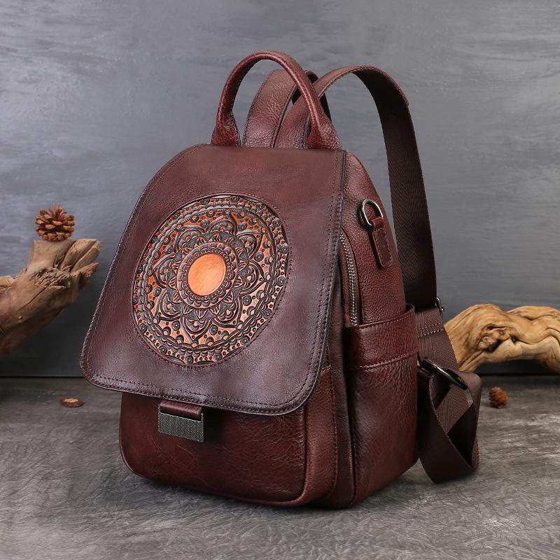 Johnature Retro Genuine Leather Multifunctional Backpack Embossed Large Capacity Women s Shoulder Backpack кавовий
Johnature Retro Genuine Leather Multifunctional Backpack Embossed Large Capacity Women s Shoulder Backpack кавовий