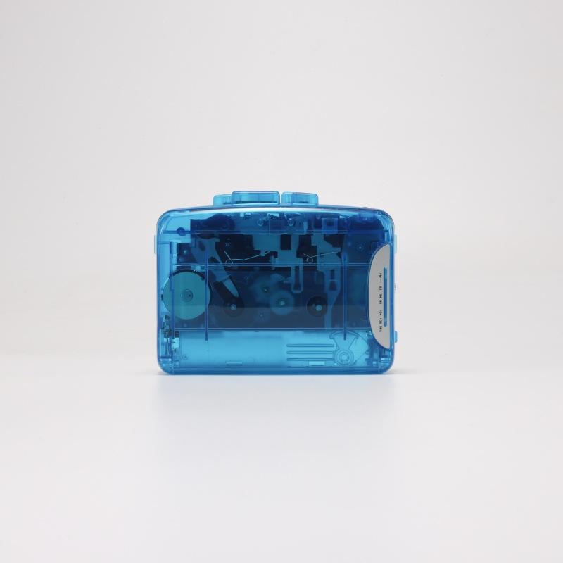 Transparent Cassette Player Portable Headphones Portable Radio Cassette English Listening Player королівський синій колір
Transparent Cassette Player Portable Headphones Portable Radio Cassette English Listening Player королівський синій колір