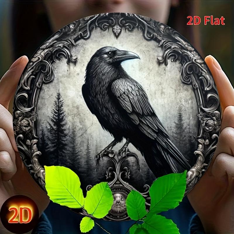 Vintage Crow Wreath Round Aluminum Sign чистый
Vintage Crow Wreath Round Aluminum Sign чистый