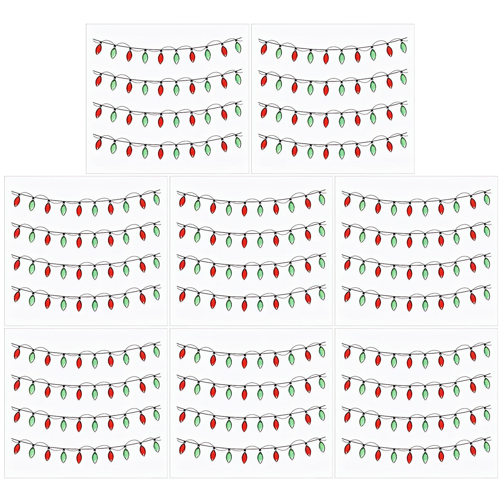 4/8/16 PCS Christmas Lights Mini Sticker Paper Self-Adhesive Stickers Ornament Sticker for Envelope Journal Decor Party Supplies Christmas Lights
4/8/16 PCS Christmas Lights Mini Sticker Paper Self-Adhesive Stickers Ornament Sticker for Envelope Journal Decor Party Supplies Christmas Lights