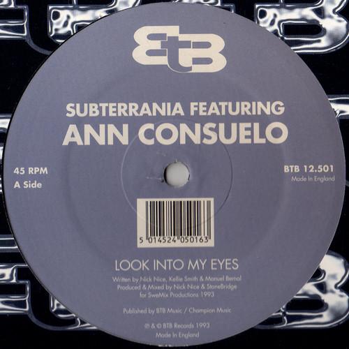 12inch Record SUBTERRANIA, ANN CONSUELO - Look Into My Eyes BTB12501 BTB Records 1993 UK Dance & Electronica Used
12inch Record SUBTERRANIA, ANN CONSUELO - Look Into My Eyes BTB12501 BTB Records 1993 UK Dance & Electronica Used