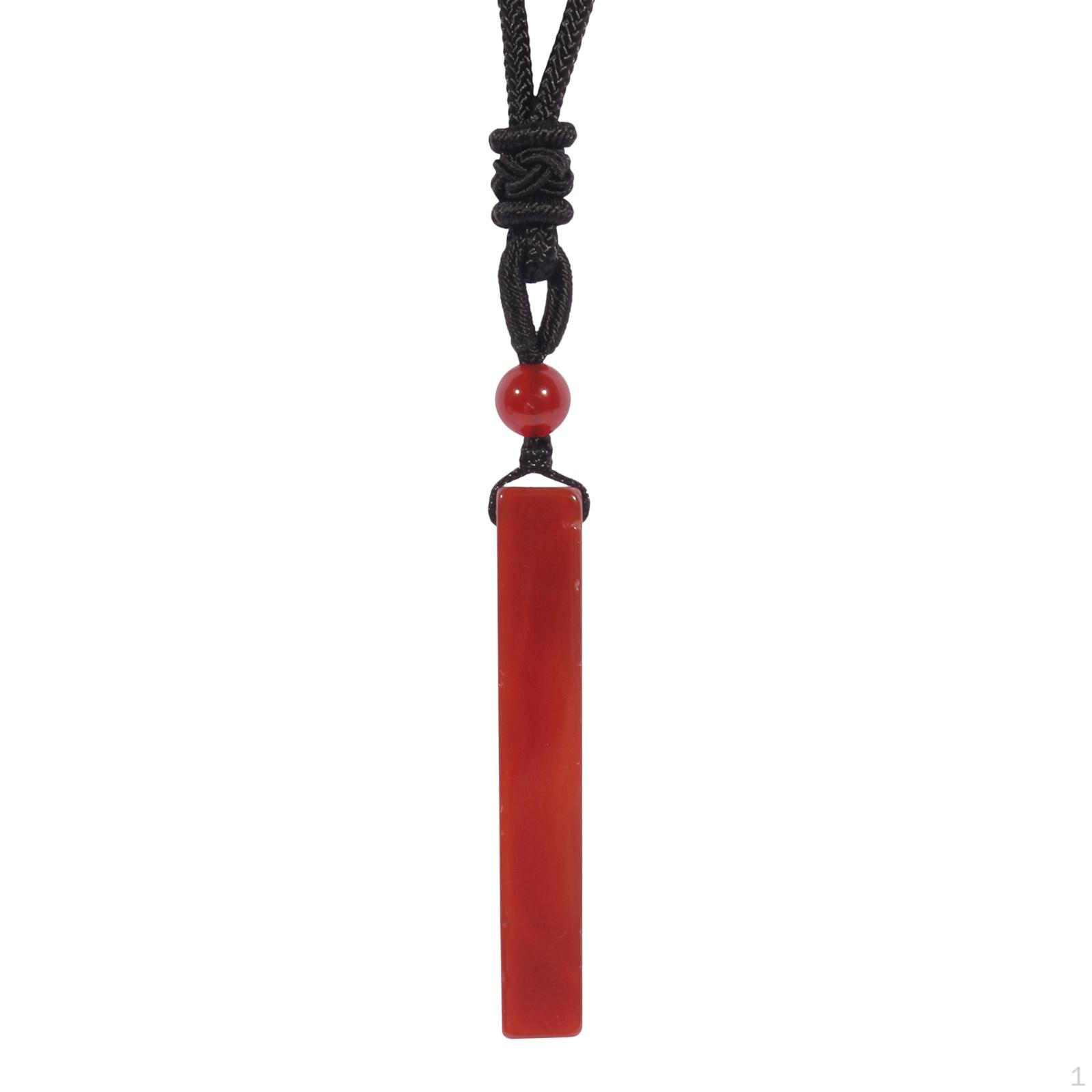 Gemstone Pendant Necklace with Interwoven Cord Detail красный
Gemstone Pendant Necklace with Interwoven Cord Detail красный
