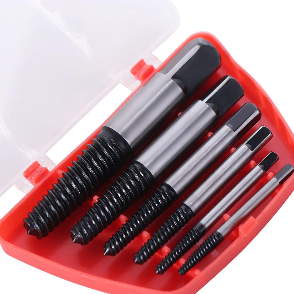 6pcs Convenient Bolt Remover Efficient Drill Bit Set Broken Screw Extractor Pipeline Worker
6pcs Convenient Bolt Remover Efficient Drill Bit Set Broken Screw Extractor Pipeline Worker