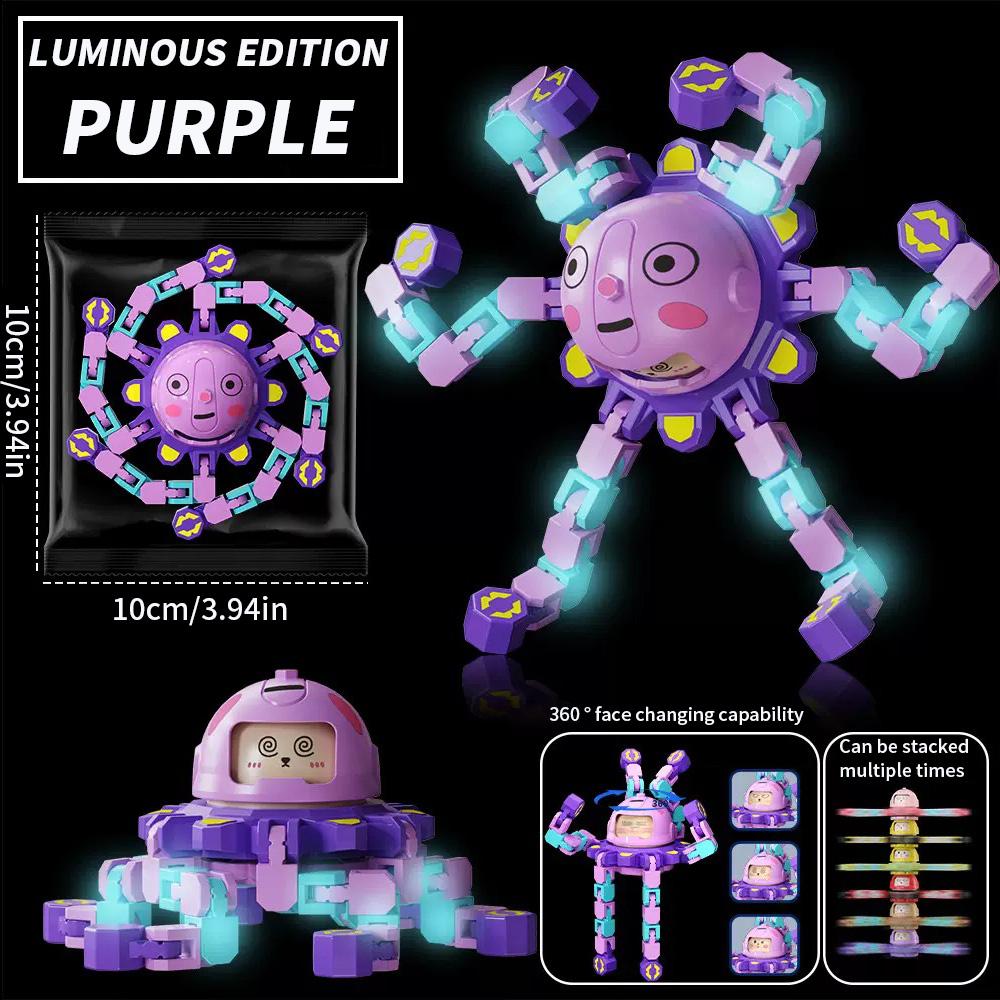 1PC Creative Face Changing Night Light Fingertip Gyroscope Decompression Toy Parent Child Interaction Exercise Hand Eye Coordina фіолетовий
1PC Creative Face Changing Night Light Fingertip Gyroscope Decompression Toy Parent Child Interaction Exercise Hand Eye Coordina фіолетовий