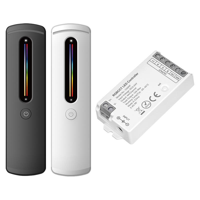RGBCCT LED Strip C05RF Controller & 2.4G Magnetic Remote Set
RGBCCT LED Strip C05RF Controller & 2.4G Magnetic Remote Set