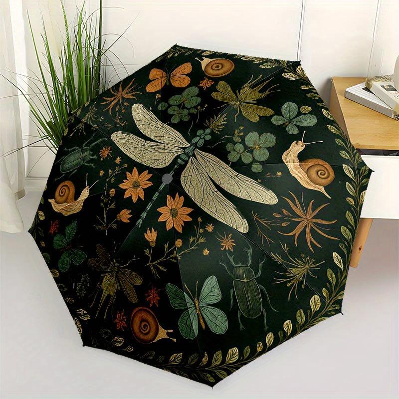Nature s Symphony: Insect & Floral Circular Wall Art Umbrella, Cute Umbrella with Cute Design, Portable 3-Fold Compact Umbrella for Men & Women, Valen
Nature s Symphony: Insect & Floral Circular Wall Art Umbrella, Cute Umbrella with Cute Design, Portable 3-Fold Compact Umbrella for Men & Women, Valen