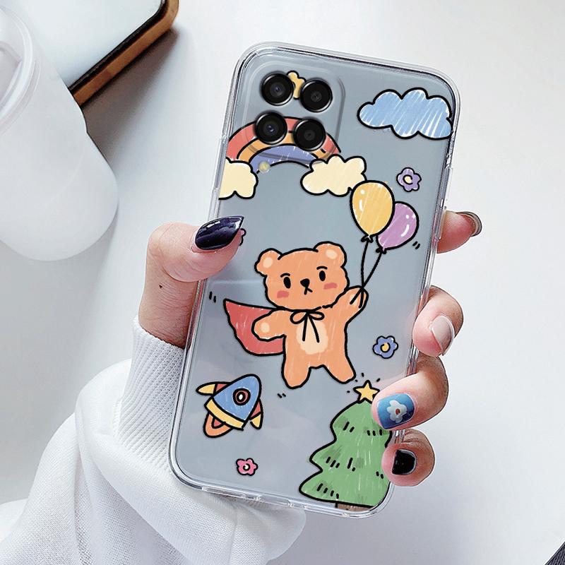 Для Samsung Galaxy M33 M53 5G Милий Мультяшний Ведмедик Пара Чохол для Телефону Ударостійкий Силіконовий М який Чохол Для Samsung M 33 Funda Прозорий Samsung M53 5G
Для Samsung Galaxy M33 M53 5G Милий Мультяшний Ведмедик Пара Чохол для Телефону Ударостійкий Силіконовий М який Чохол Для Samsung M 33 Funda Прозорий Samsung M53 5G