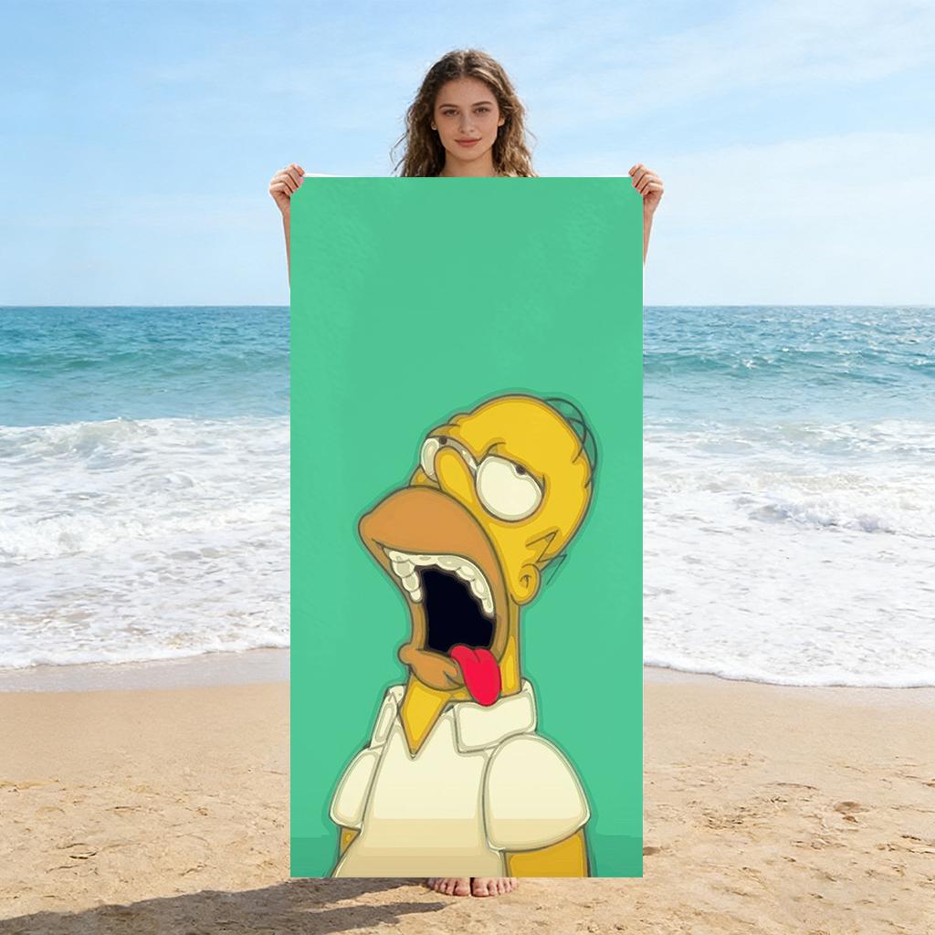 1pc Design of the Funny Expression of Simpson Beach Towel Large Super Absorbent Suitable for Beach Pool Summer Gift for Friends W30*H60(CM)
1pc Design of the Funny Expression of Simpson Beach Towel Large Super Absorbent Suitable for Beach Pool Summer Gift for Friends W30*H60(CM)