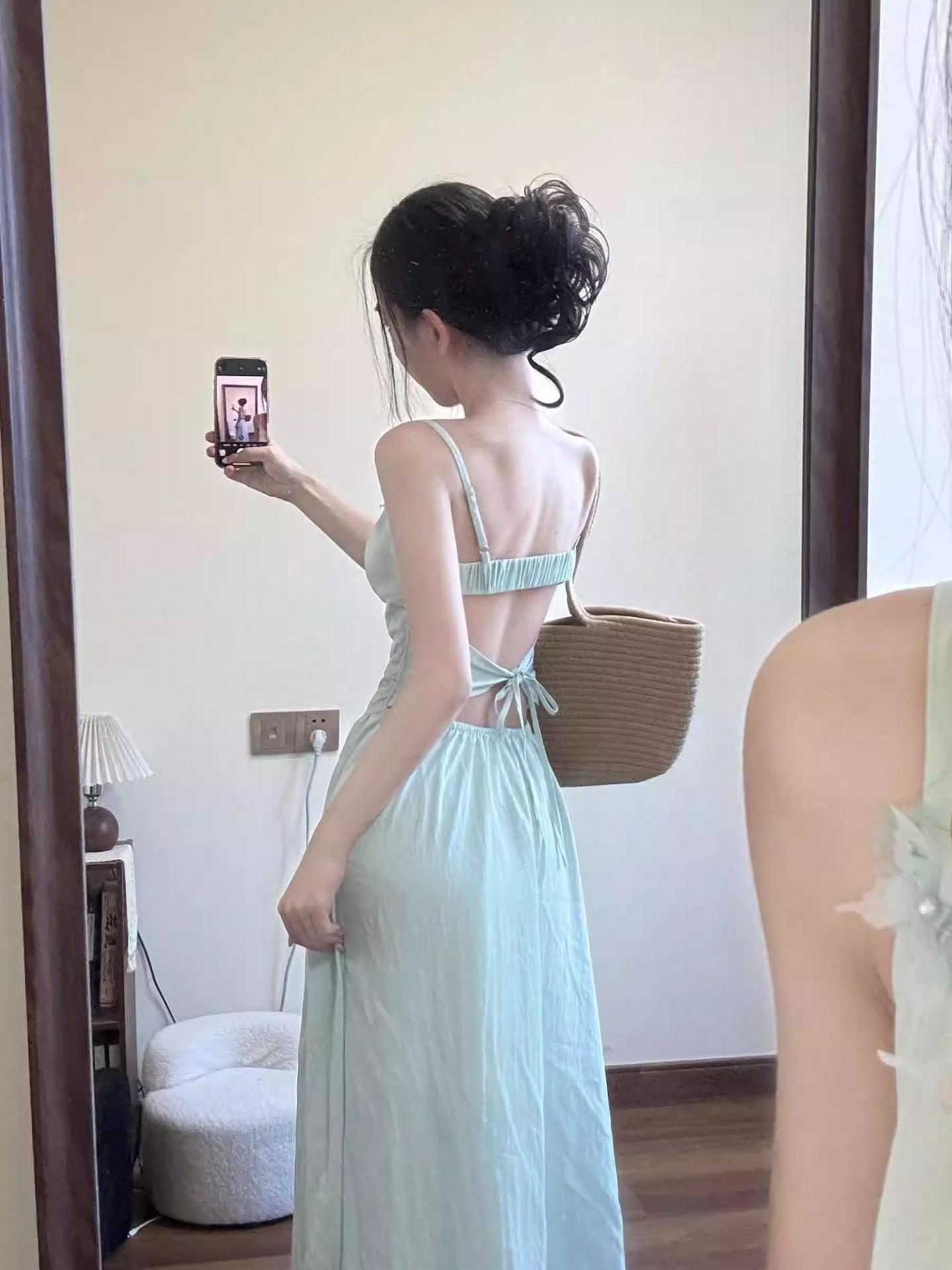 New French beautiful suspender dress children summer small seaside vacation temperament fairy dress XL м ята зелений колір
New French beautiful suspender dress children summer small seaside vacation temperament fairy dress XL м ята зелений колір