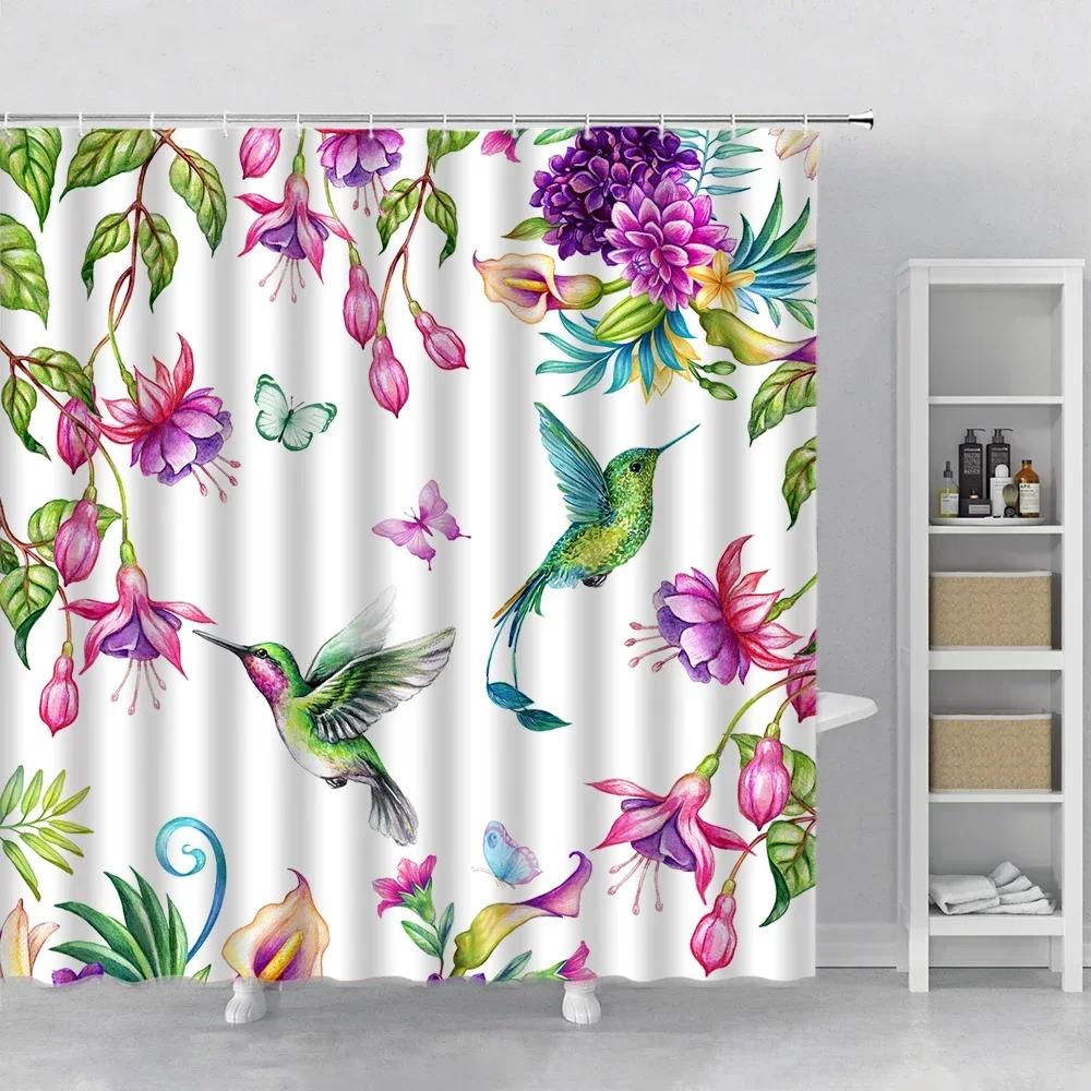 Flowers Plant Shower Curtains Garden Pink Floral Bird Drum Tower Fabric Bathroom Decor Splash Resistant Partition Bath Curtains W60H190(CM)-1 Pcs
Flowers Plant Shower Curtains Garden Pink Floral Bird Drum Tower Fabric Bathroom Decor Splash Resistant Partition Bath Curtains W60H190(CM)-1 Pcs
