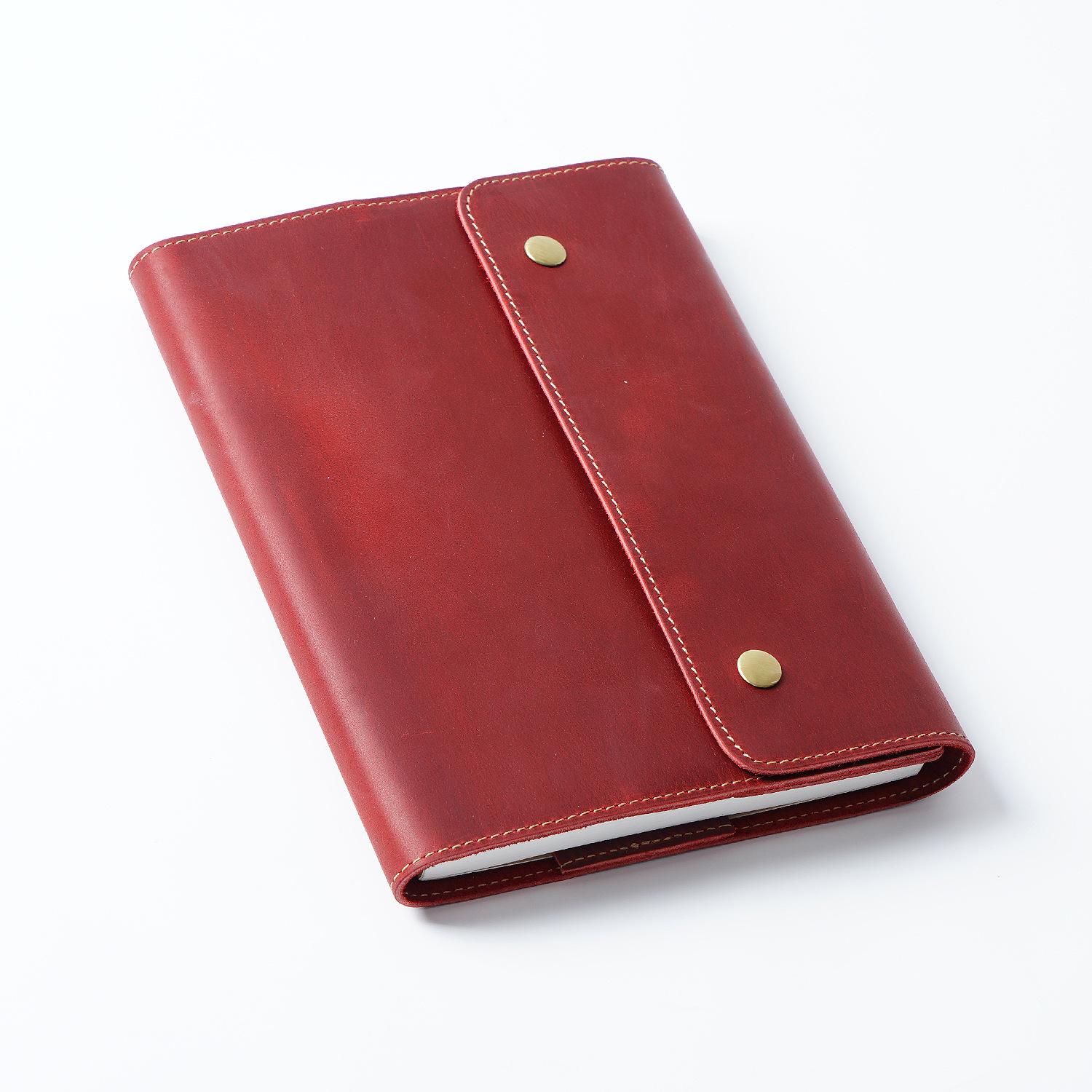 Cowhide Leather Fixed-Page Diary Cover - A5/A6 Protective Notebook Jacket. 88 Ruled Pages
Cowhide Leather Fixed-Page Diary Cover - A5/A6 Protective Notebook Jacket. 88 Ruled Pages