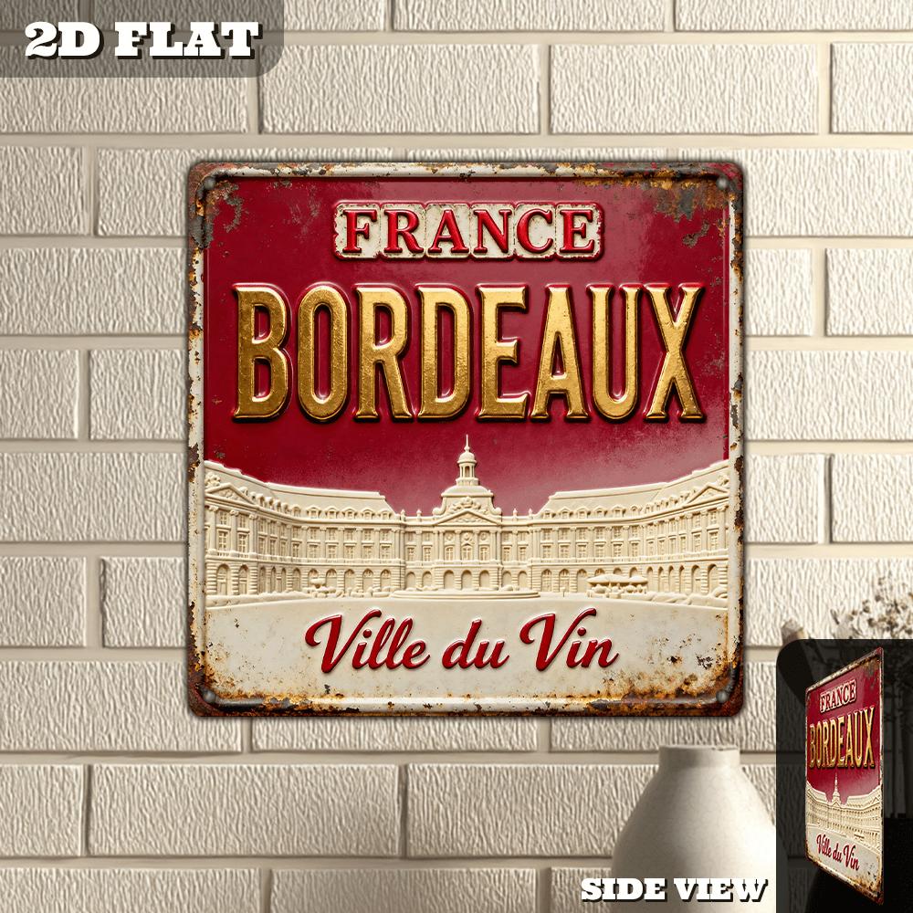 Vintage Metal Aluminum Decorative Sign x Inch French Bordeaux Wine City Retro Wall Art for Home Bar Cafe Decor 20x20cm(8x8inch)
Vintage Metal Aluminum Decorative Sign x Inch French Bordeaux Wine City Retro Wall Art for Home Bar Cafe Decor 20x20cm(8x8inch)