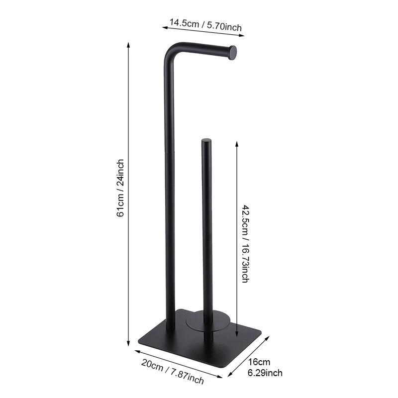 Bathroom Floor Standing Tissue Holder Vertical Toilet Brush Holder Roll Paper Holder No Punching Required Bathroom Accessories
Bathroom Floor Standing Tissue Holder Vertical Toilet Brush Holder Roll Paper Holder No Punching Required Bathroom Accessories