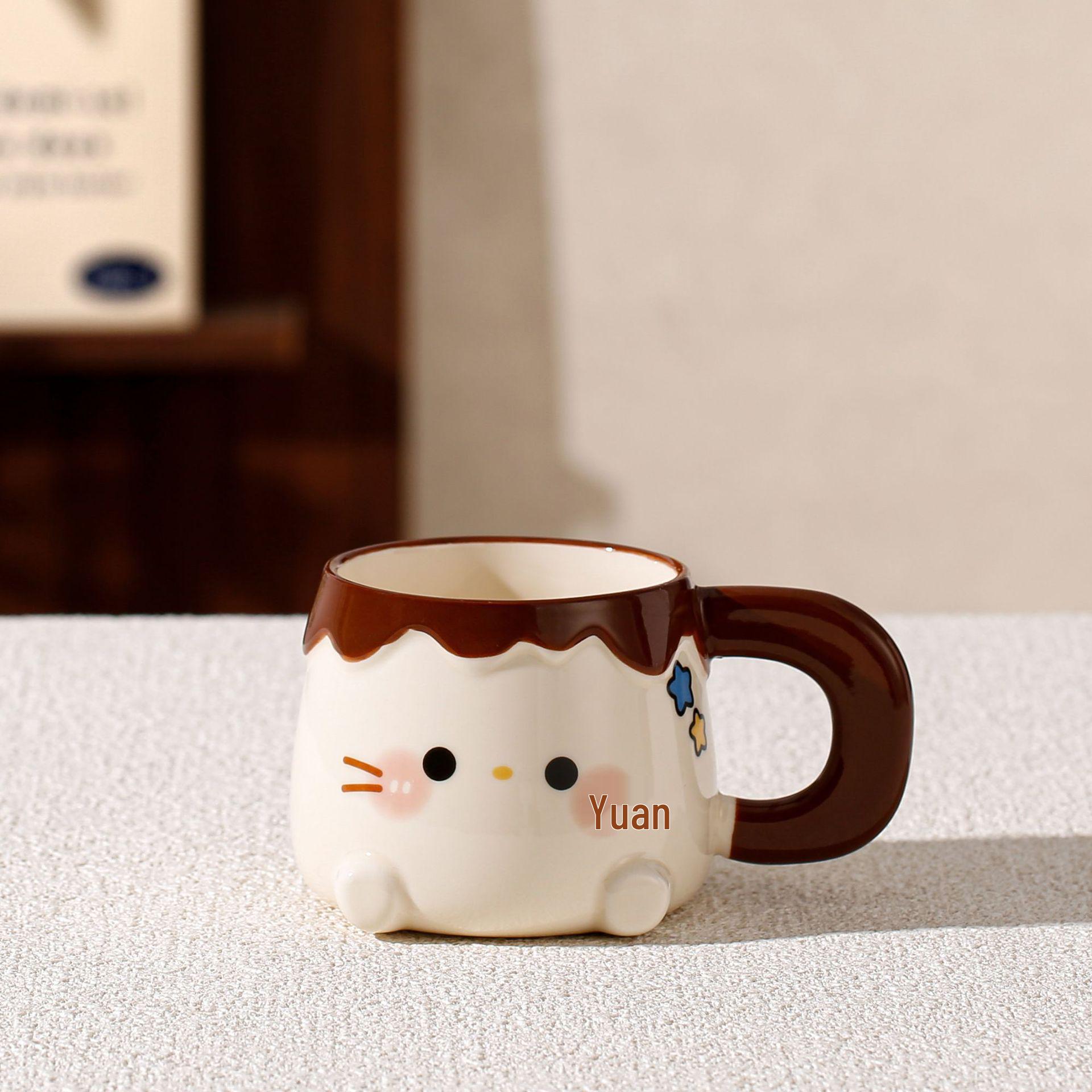 Cute Cat Cake Mug with Lid & Spoon – Heart-Shaped Coffee Cup Gift 380ML
Cute Cat Cake Mug with Lid & Spoon – Heart-Shaped Coffee Cup Gift 380ML