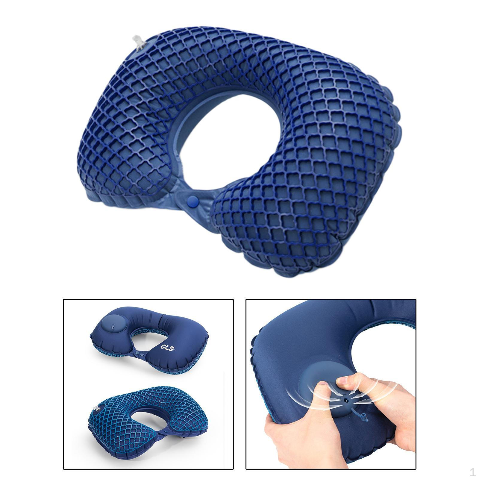 Подушка для путешествий автоматическая надувная поддержка шеи удобная U-образная самонадувающаяся для офисного поезда Navy Blue
Подушка для путешествий автоматическая надувная поддержка шеи удобная U-образная самонадувающаяся для офисного поезда Navy Blue