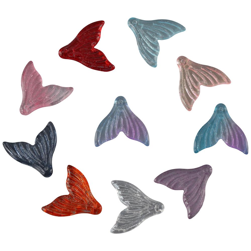 100pcs 100pcs Fishtail Charms Glass Material Crystal Pendants DIY Jewelry Making Supplies
100pcs 100pcs Fishtail Charms Glass Material Crystal Pendants DIY Jewelry Making Supplies
